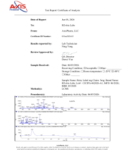 CJC-1295 NO DAC / IPAMORELIN 5mg/5mg COA