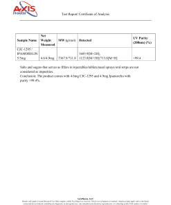Alternative view of CJC-1295 NO DAC / IPAMORELIN 5mg/5mg COA