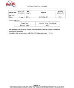 Alternative view of MOTS-C 10mg COA