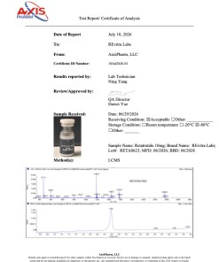 GLP-3RT 10mg COA